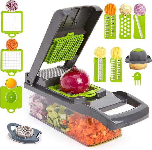12-in-1 Multifunctional Vegetable Cutter | Vegetable Slicer, Chopper & Dicer Kitchen Tool
