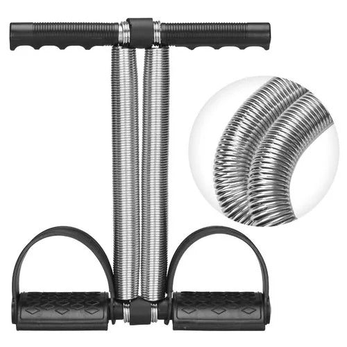 Tummy Trimmer Double Spring Abdominal Exerciser | Portable Resistance Workout Equipment | Home Fitness Exercise Machine for Abs, Arms & Legs