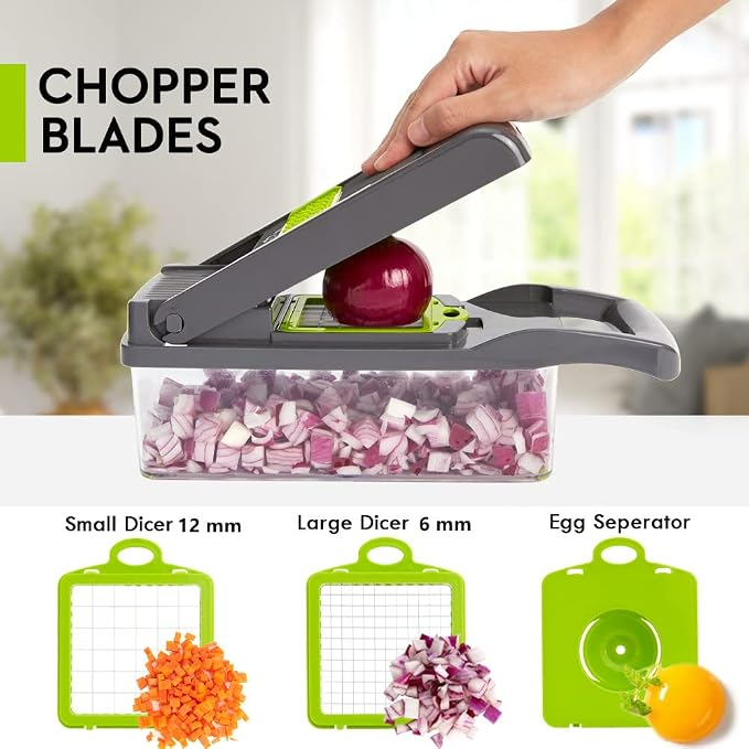 12-in-1 Multifunctional Vegetable Cutter | Vegetable Slicer, Chopper & Dicer Kitchen Tool
