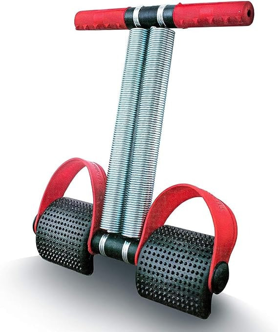 Tummy Trimmer Double Spring Abdominal Exerciser | Portable Resistance Workout Equipment | Home Fitness Exercise Machine for Abs, Arms & Legs