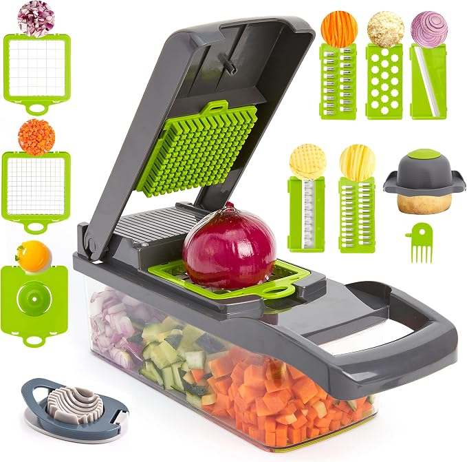12-in-1 Multifunctional Vegetable Cutter | Vegetable Slicer, Chopper & Dicer Kitchen Tool
