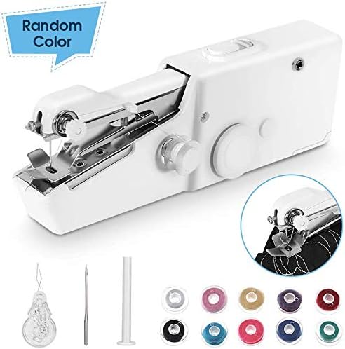 New Handy Stitch Mini Sewing Machine Portable Handheld Sewing Machine for Beginners, Home & Travel Clothing Repair