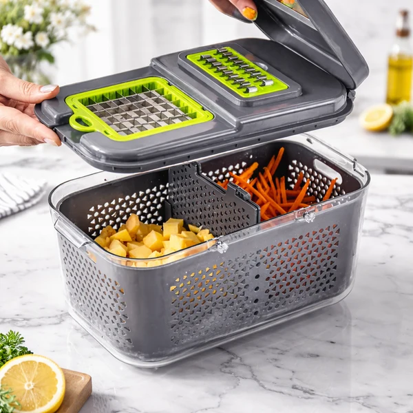 12-in-1 Multifunctional Vegetable Cutter | Vegetable Slicer, Chopper & Dicer Kitchen Tool