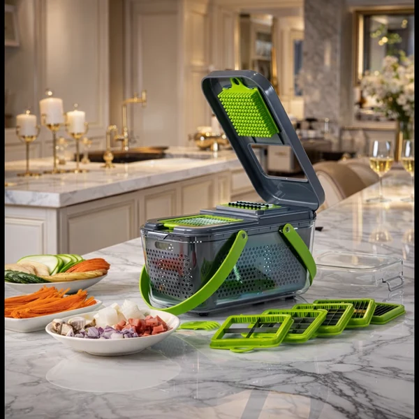12-in-1 Multifunctional Vegetable Cutter | Vegetable Slicer, Chopper & Dicer Kitchen Tool