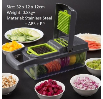 12-in-1 Multifunctional Vegetable Cutter | Vegetable Slicer, Chopper & Dicer Kitchen Tool