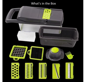 12-in-1 Multifunctional Vegetable Cutter | Vegetable Slicer, Chopper & Dicer Kitchen Tool