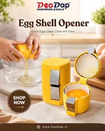 Egg Shell Opener – Easy Egg Cracker Tool for Clean, Mess-Free & Precise Egg Opening