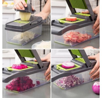 12-in-1 Multifunctional Vegetable Cutter | Vegetable Slicer, Chopper & Dicer Kitchen Tool