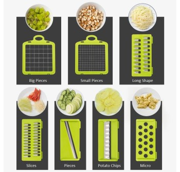 12-in-1 Multifunctional Vegetable Cutter | Vegetable Slicer, Chopper & Dicer Kitchen Tool