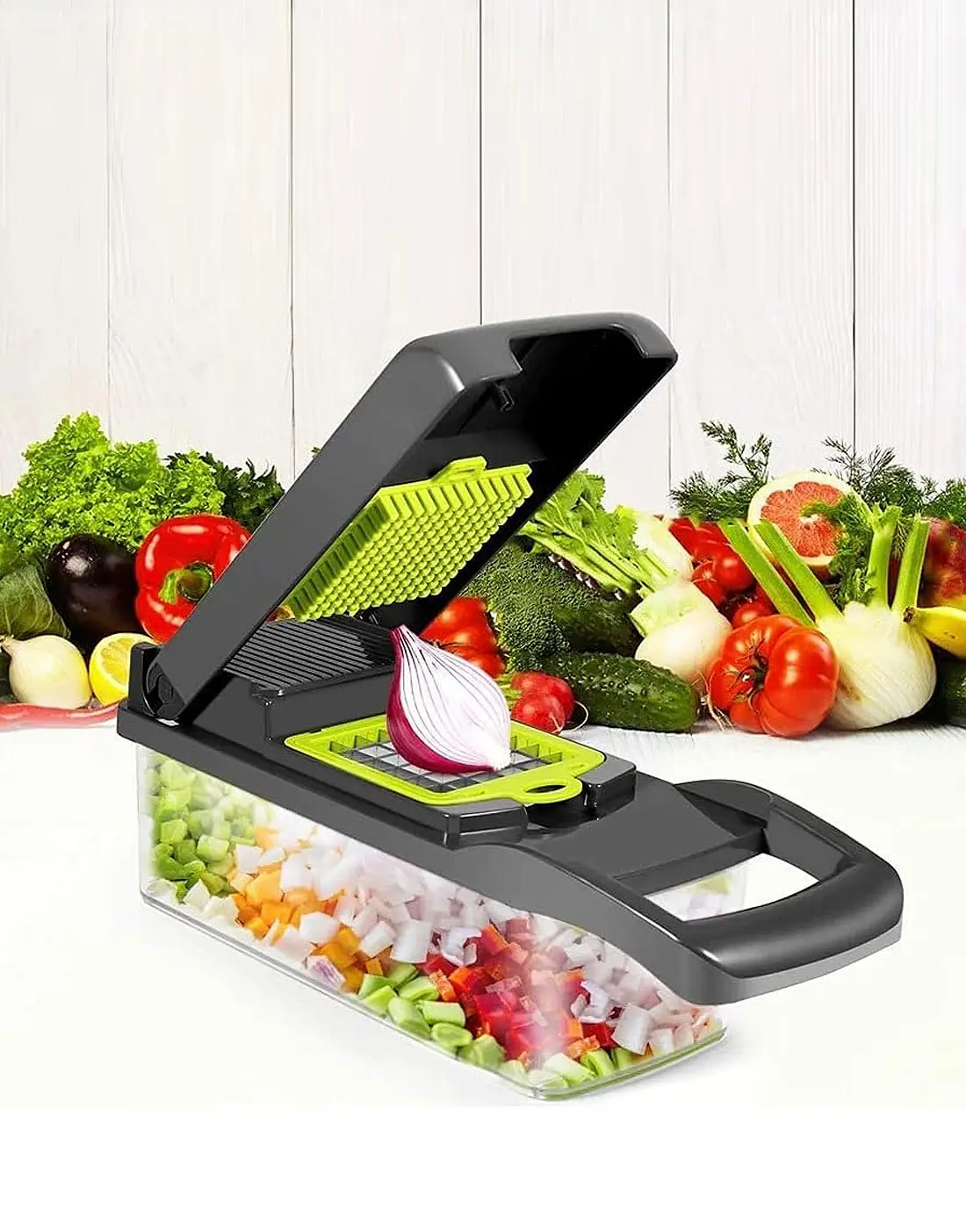 12-in-1 Multifunctional Vegetable Cutter | Vegetable Slicer, Chopper & Dicer Kitchen Tool